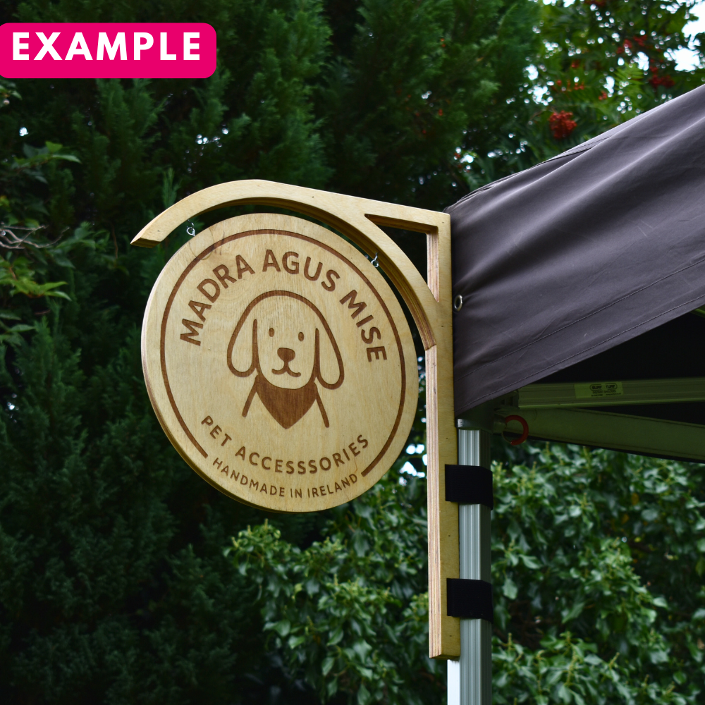 Gazebo Sign - Laser Engraved