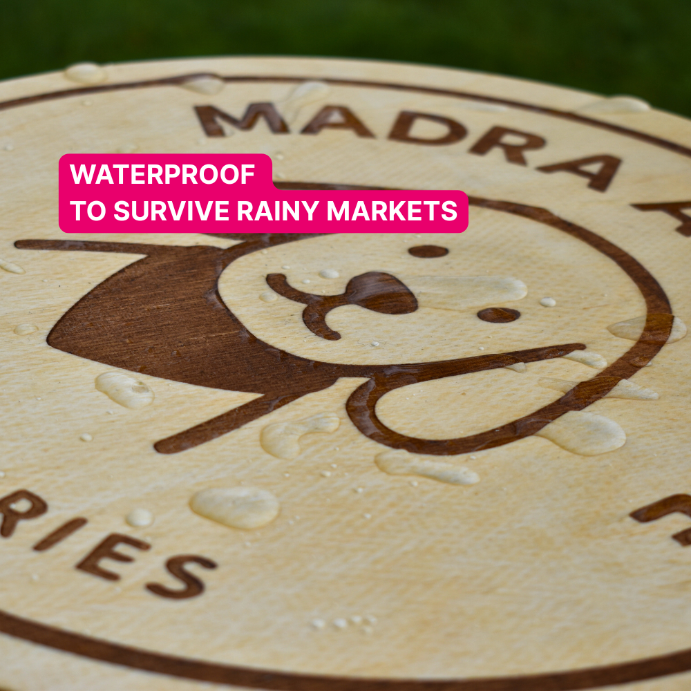 Gazebo Sign – 3D Raised Logo