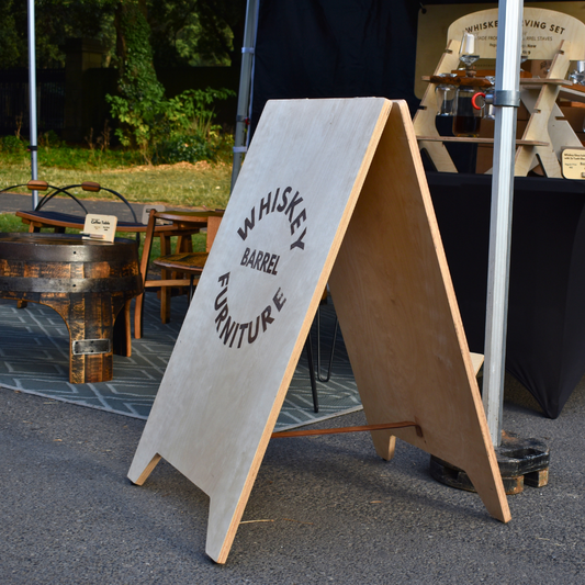 A-Frame Wooden Sidewalk Sign