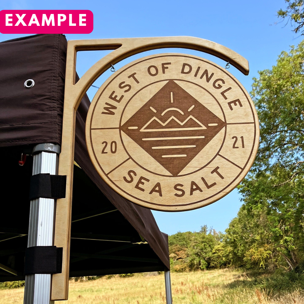 Gazebo Sign - Laser Engraved