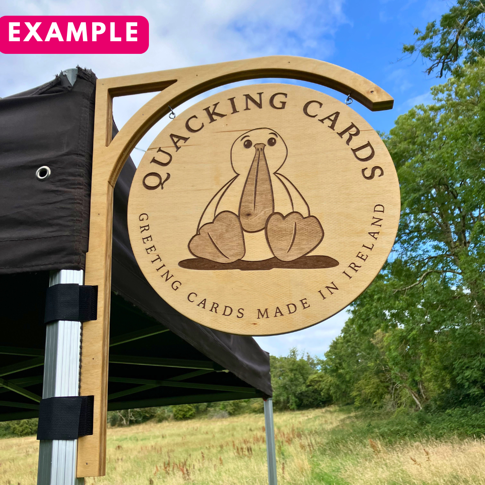 Gazebo Sign - Laser Engraved