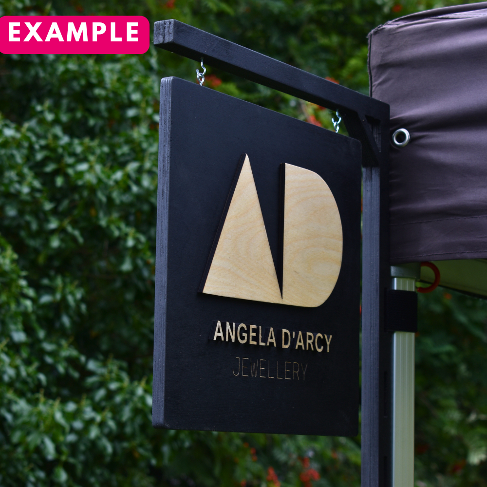 Gazebo Sign – 3D Raised Logo