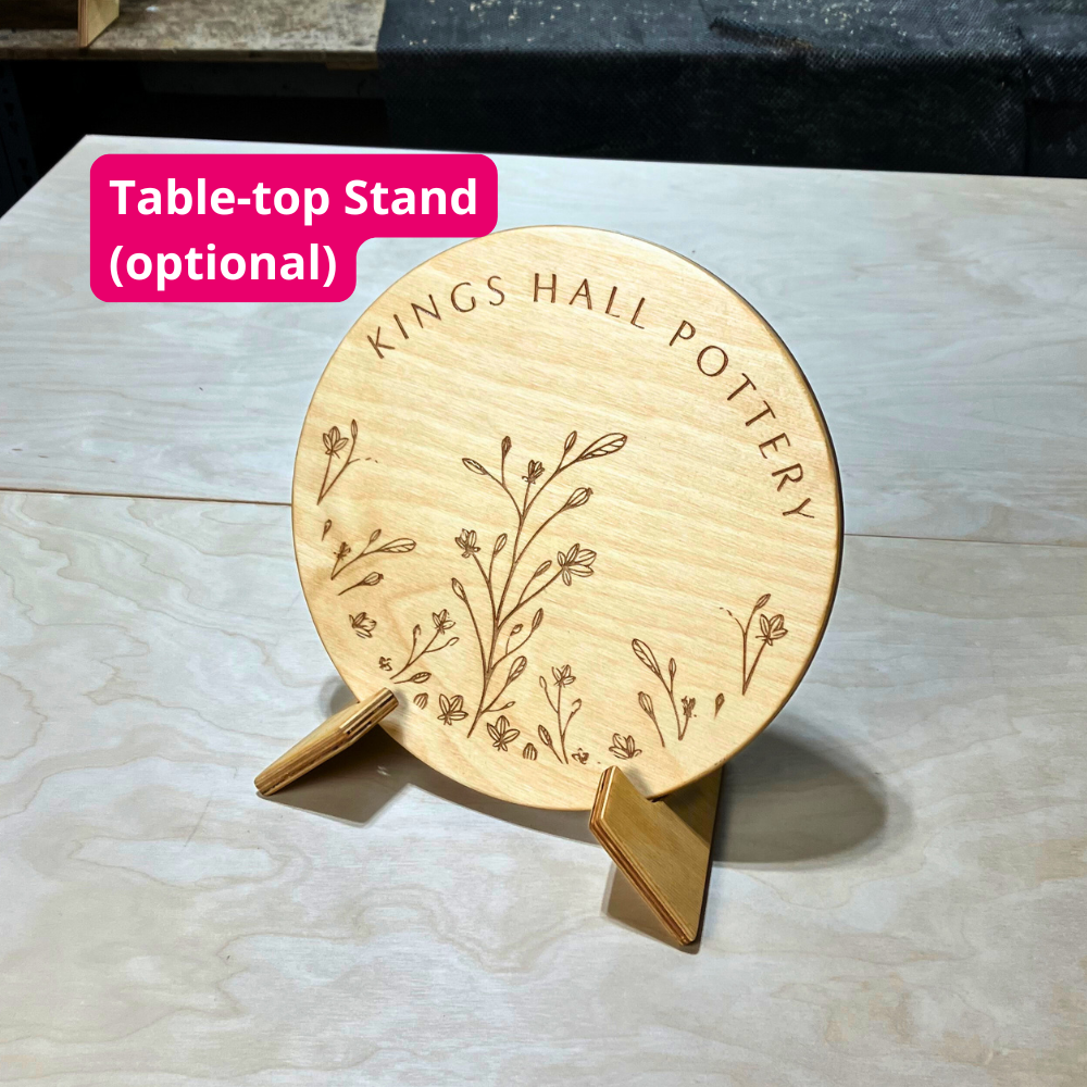 Gazebo Sign – 3D Raised Logo