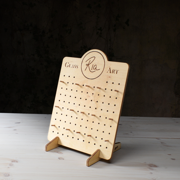 Branded Peg Board Display Stand