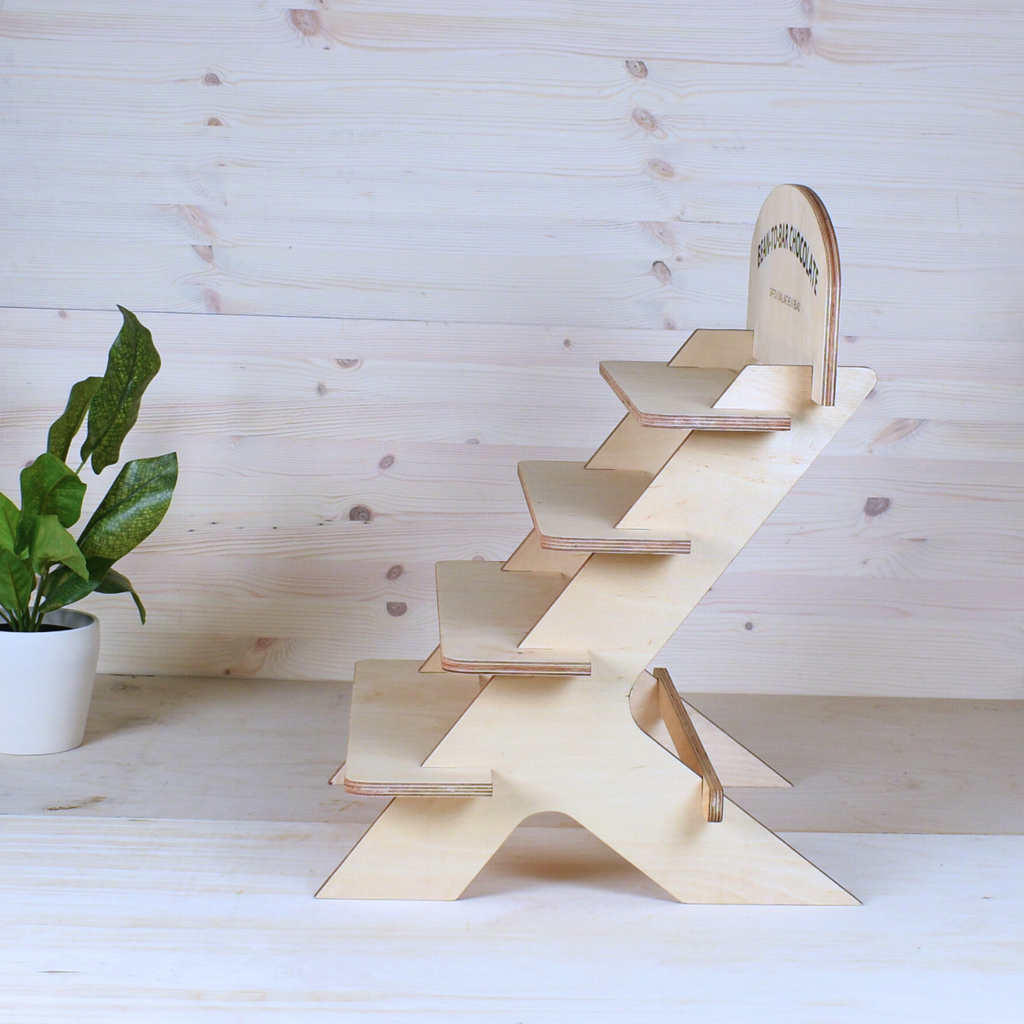 Falcon 4-Shelf Market Display Stand