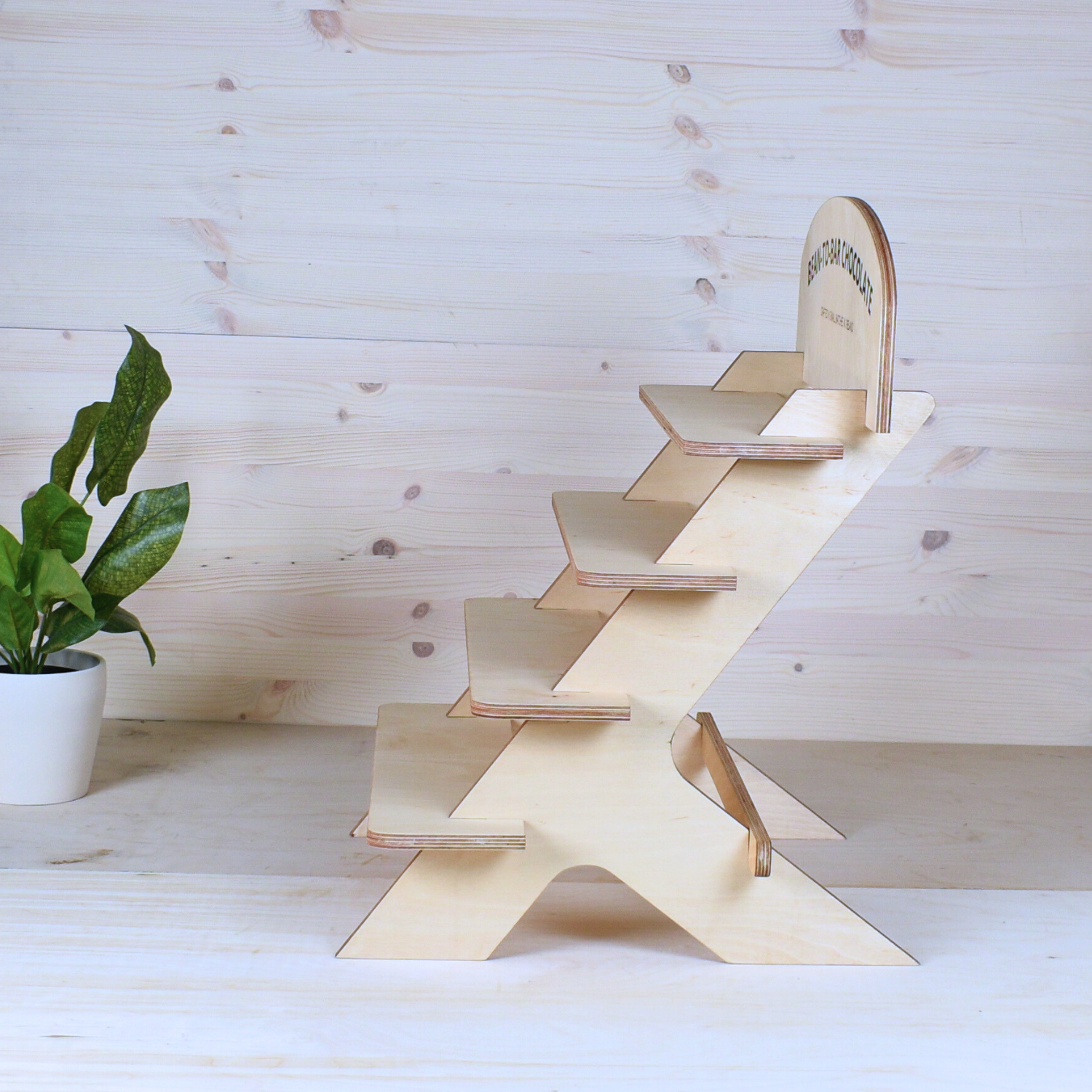 Falcon 4-Shelf Market Display Stand