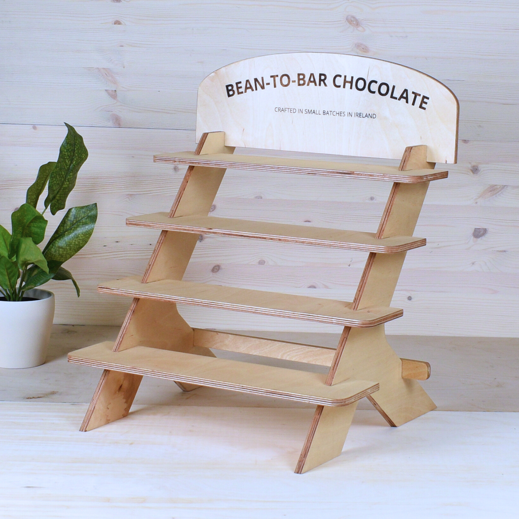 Falcon 4-Shelf Market Display Stand