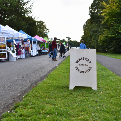 A-Frame Wooden Sidewalk Sign