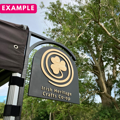 Gazebo Sign – 3D Raised Logo