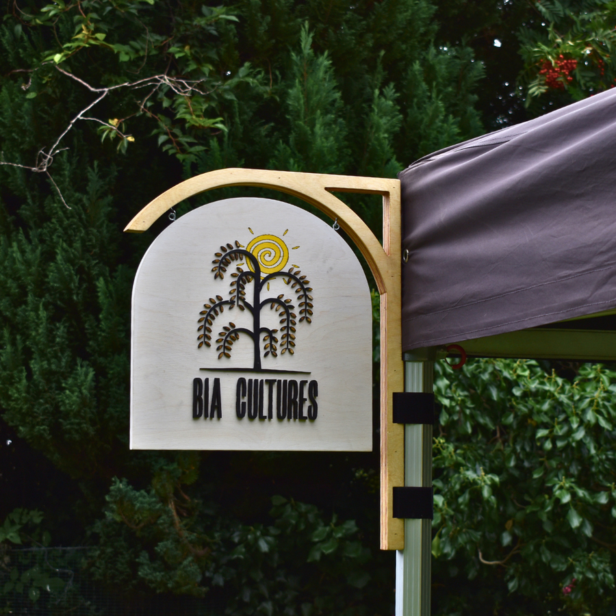 Gazebo Sign – Raised Colour Logo