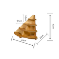 Wooden shelves for corner display stand with measurments