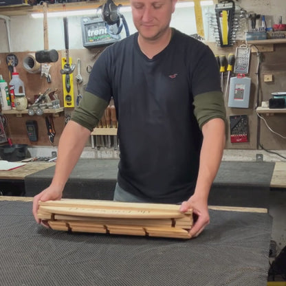 Falcon 3-Shelf Wooden Product Stand (50cm Wide)